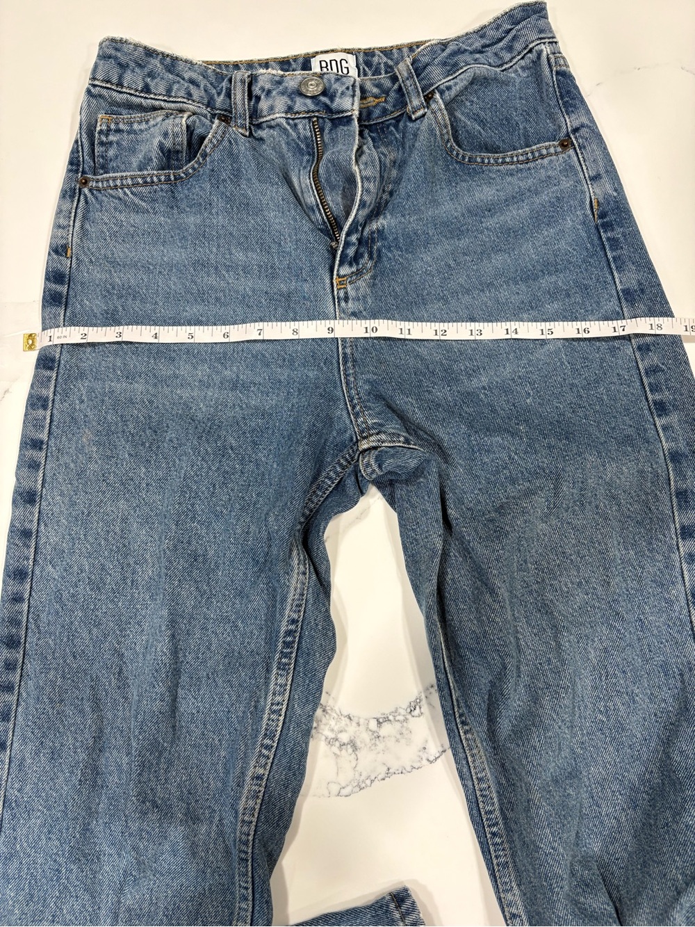 BDG Urban Outfitters Mom Jeans High Rise 100% Cotton Relaxed Denim Size 28 - Picture 8 of 9